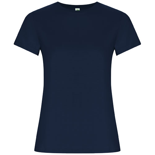 T-shirt publicitaire coton bio 160g femme Golden Roly Bleu marine